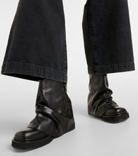 The Attico Robin leather ankle boots