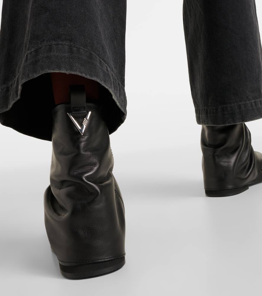 The Attico Robin leather ankle boots