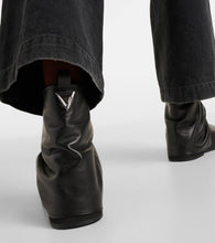 The Attico Robin leather ankle boots