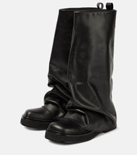 The Attico Robin leather combat boots