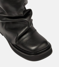 The Attico Robin leather combat boots