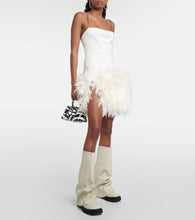 The Attico Robin leather knee-high combat boots