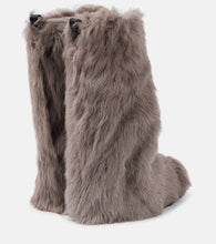 The Attico Robin shearling knee-high boots