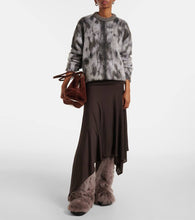 The Attico Robin shearling knee-high boots