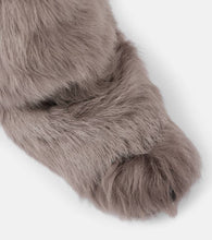 The Attico Robin shearling knee-high boots