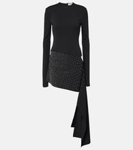 The Attico Sash embellished minidress