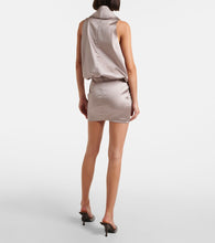 The Attico Satin minidress