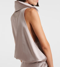 The Attico Satin minidress