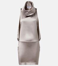 The Attico Satin minidress. Attico缎面迷你连衣裙