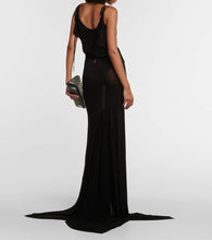 The Attico Semi-sheer jersey gown