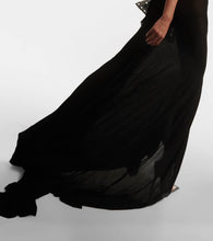 The Attico Semi-sheer jersey gown