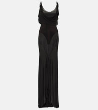 The Attico Semi-sheer jersey gown