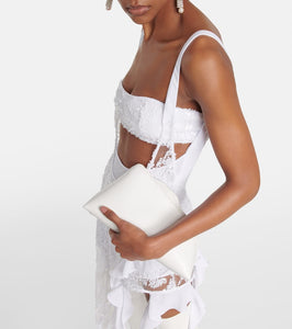 The Attico Sequin-embellished cutout midi dress