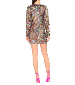 The Attico Sequined minidress
