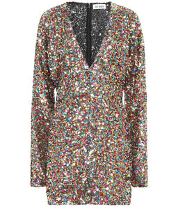 The Attico Sequined minidress
