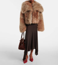 The Attico Shearling bomber jacket