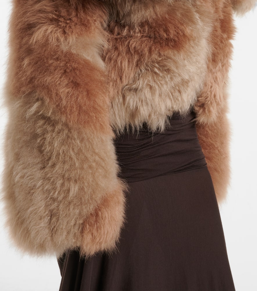 The Attico Shearling bomber jacket