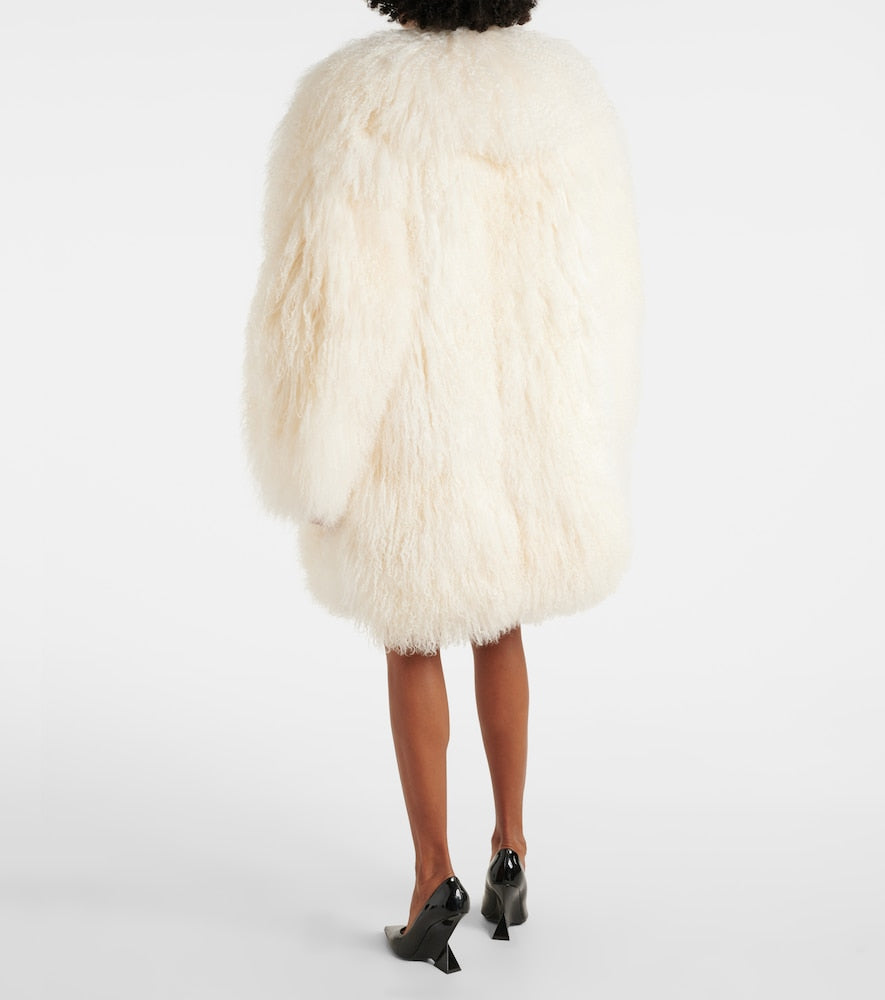 The Attico Shearling coat