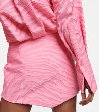 The Attico Silvye zebra-print fil coup√É¬© minidress