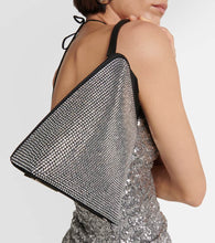 The Attico Sunset Mini crystal-embellished tote bag