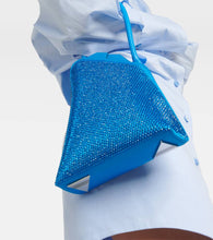 The Attico Sunset crystal-embellished shoulder bag