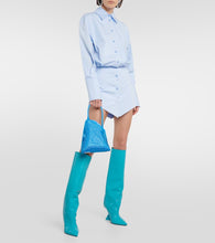 The Attico Sunset crystal-embellished shoulder bag