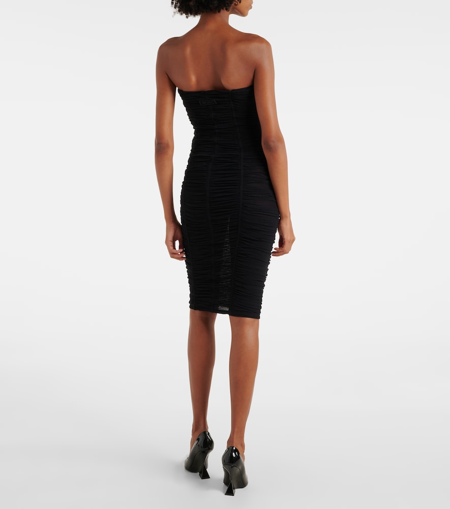 The Attico Tulle bustier dress