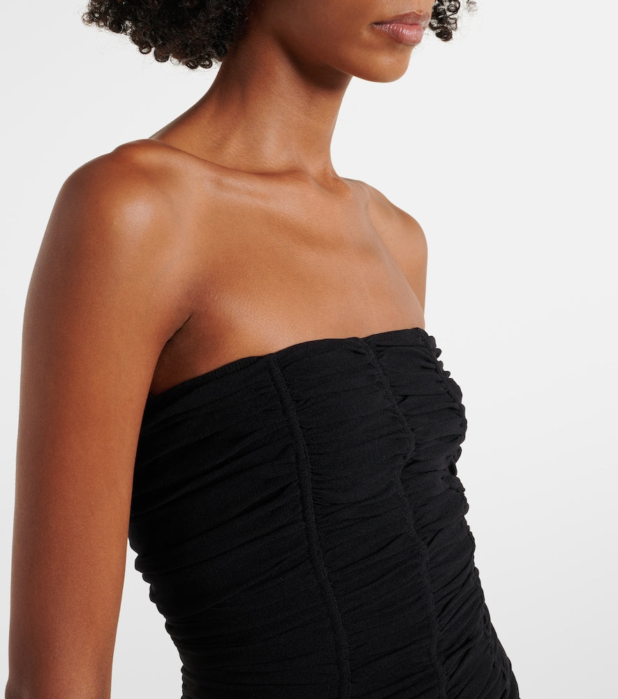 The Attico Tulle bustier dress