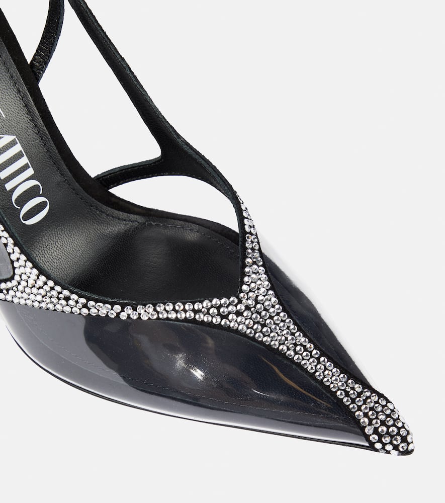 The Attico Venus crystal-embellished pumps