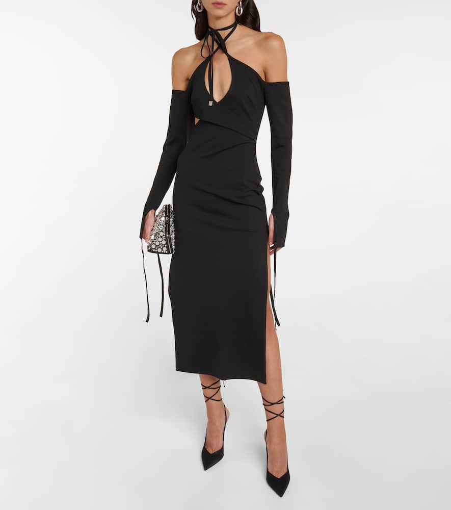 The Attico Venus embellished slingback pumps
