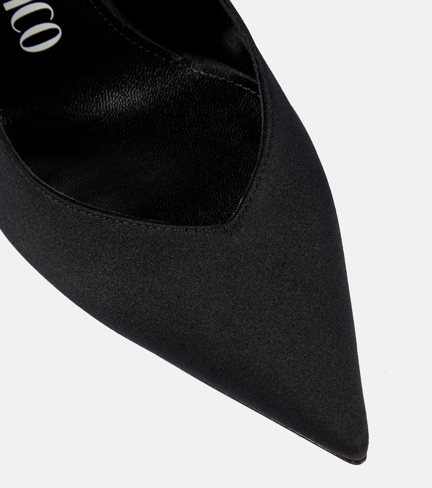 The Attico Venus embellished slingback pumps