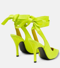 The Attico Venus wrap-around leather pumps