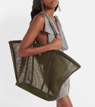 The Attico Via Del Mare mesh tote bag