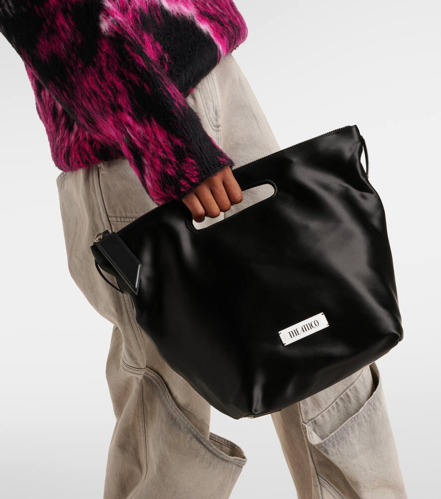 The Attico Via dei Giardini 30 Medium satin tote bag