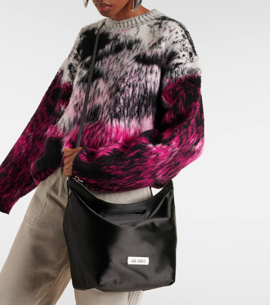 The Attico Via dei Giardini 30 Medium satin tote bag