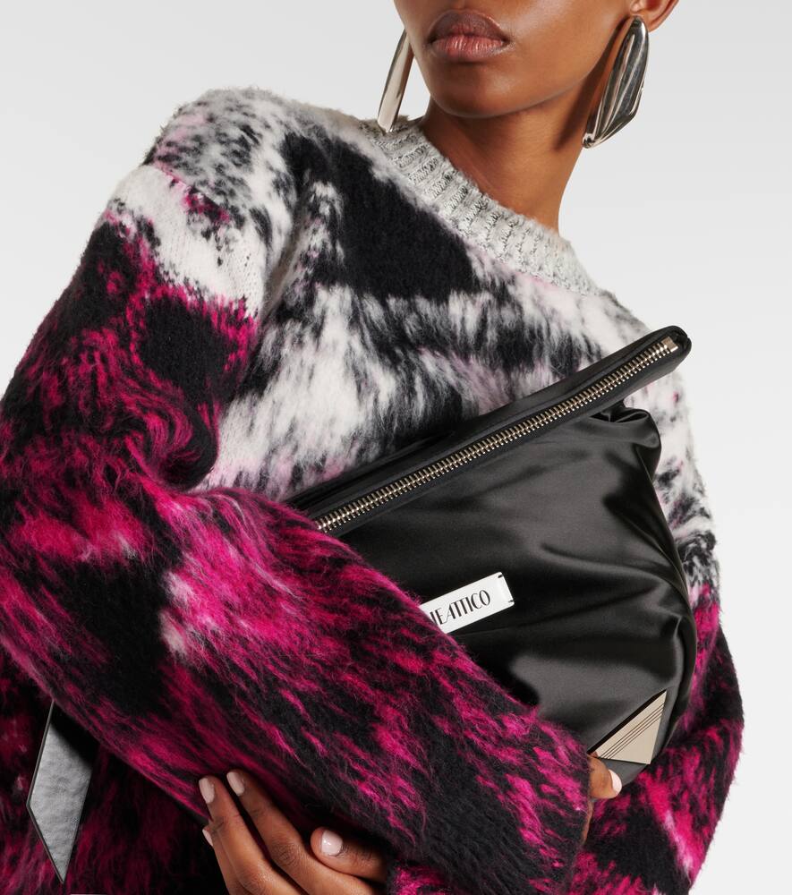 The Attico Via dei Giardini 30 Medium satin tote bag