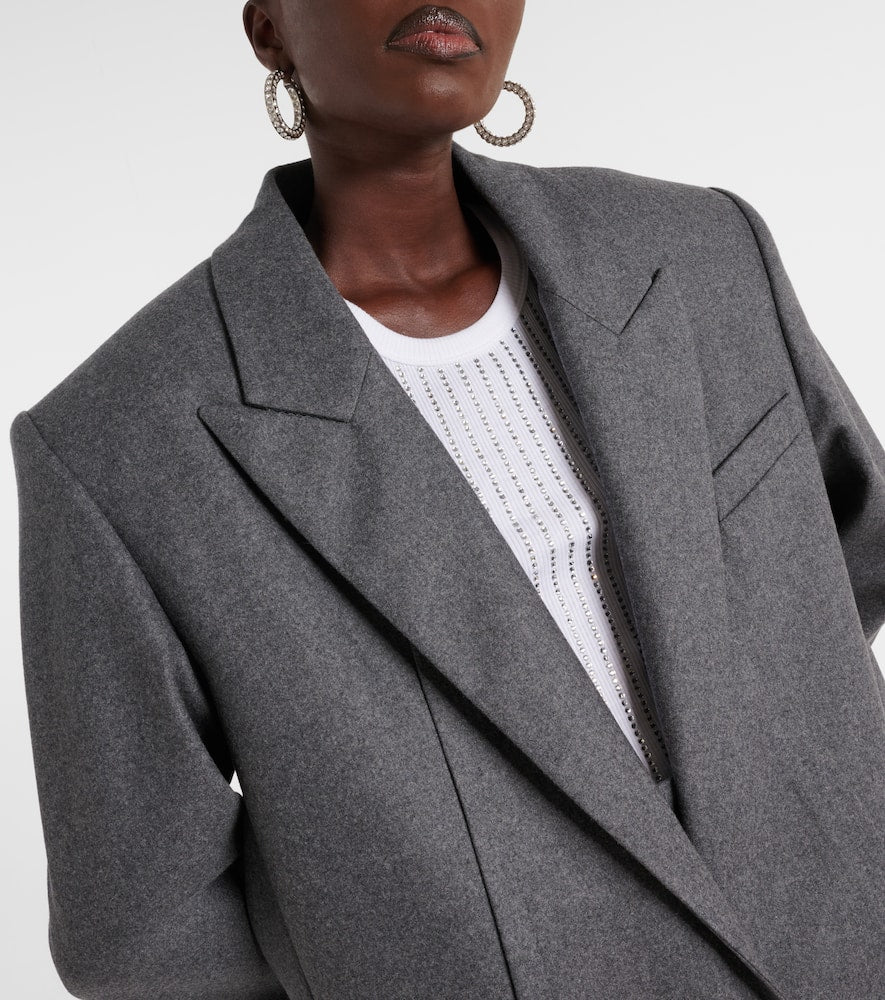 The Attico Wool-blend blazer