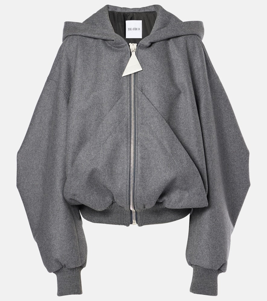 The Attico Wool-blend bomber jacket
