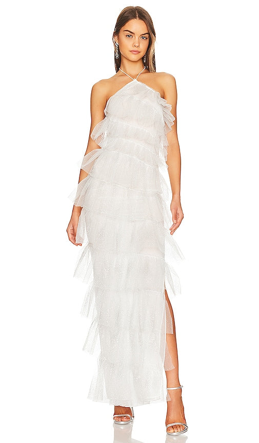 The Bar Henri Gown in White