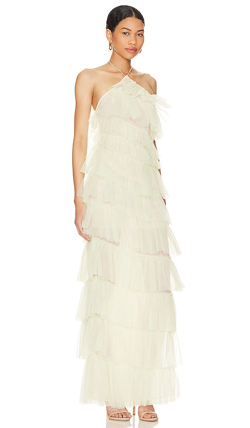 The Bar Henri Gown in Yellow