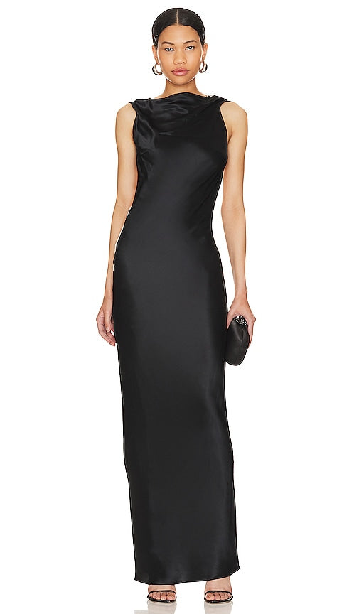 The Bar Pierre Gown in Black