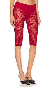 The Bodee x REVOLVE Perla Pedal Pushers in Red