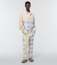 The Elder Statesman Checked wool, silk and cashmere shirt