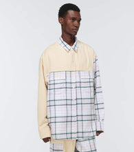 The Elder Statesman Checked wool, silk and cashmere shirt