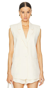 The Femm Lou Vest in Ivory