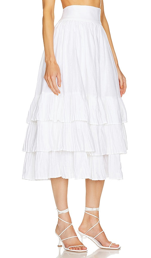 The Femm Rosely Skirt in White