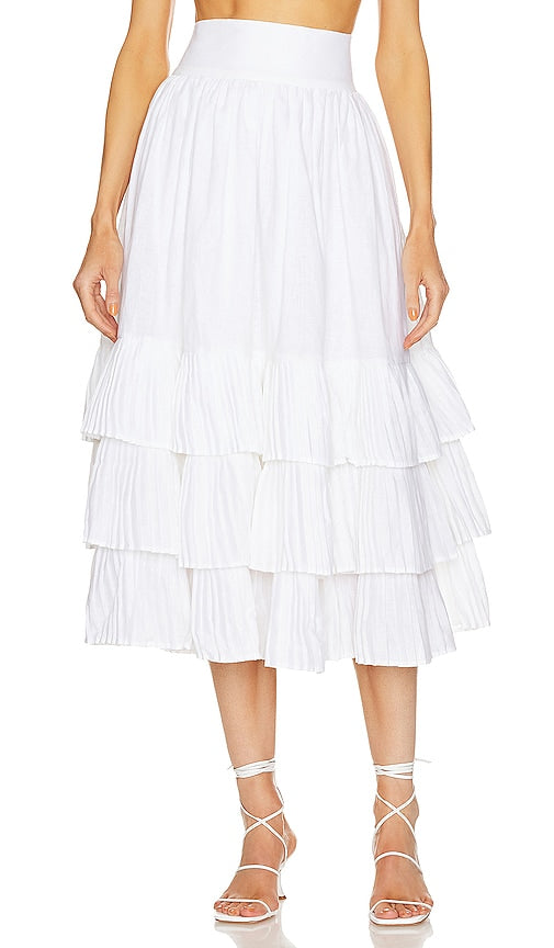 The Femm Rosely Skirt in White - La jupe Femm Rosely en blanc - Femm Rosely 白色裙子 - Der Femm Rosely Rock in Weiß - The Femm Rosely 스커트화이트 색상 - La gonna Femm Rosely in bianco
