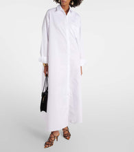 The Frankie Shop Avery cotton-blend shirt dress