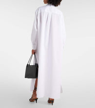 The Frankie Shop Avery cotton-blend shirt dress