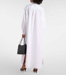 The Frankie Shop Avery cotton-blend shirt dress